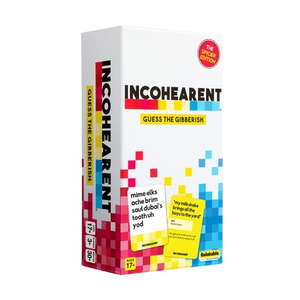 lot 1405 image: Incohearent - The Guess the Gibberish Party Game  a Funny Card Game for Adults by What Do You Meme