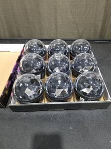 lot 1407 image: LED Disco Ball Lights - Lot of 9