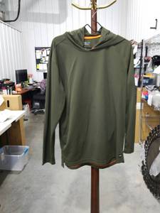 lot 1415 image: Genuine Dickies Mens Long Sleeve Pullover Hoodie - Size Large, Olive Green