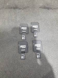 lot 1435 image: Micro Center 8GB MicroSD Cards with SD Adapters - Set of 4