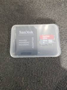 lot 1440 image: SanDisk Ultra 32GB microSD Card with SD Adapter