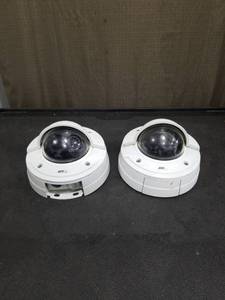 lot 1448 image: Axis Communications P3364 & P3344-VE Dome Security Cameras (Lot of 2)