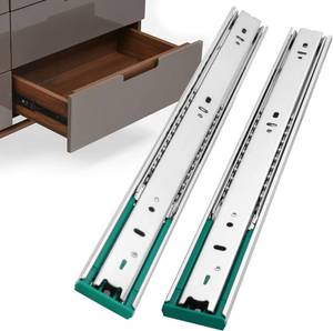 lot 7013 image: $88 homdiy 10 Pairs Soft Close Drawer Slides 16in Extension 100 LB