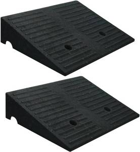 lot 7016 image: $50 Curb Ramps for Driveway Threshold, 3.9 in Rise, 2 Pack, 7000 lbs