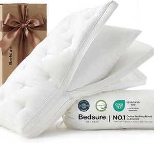 lot 7022 image: $66 Bedsure 3-in-1 Adjustable Pillow Queen, 35.57 in, Memory Foam
