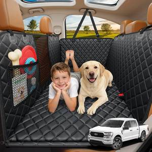 lot 7058 image: $65 URPOWER XL Dog Backseat Extender, Hard Bottom Seat Cover