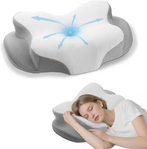 lot 7071 image: Cervical Neck Pillow - Cooling Ergonomic Memory Foam Side Sleepers