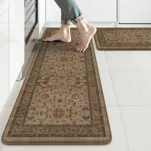 lot 7089 image: KIMODE Comfort Kitchen Floor Mats Memory Foam Anti Fatigue, 2-Pack