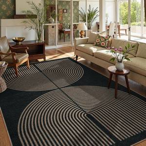 lot 7096 image: $140 Lahome Enfys Rainbow Jute Rug 6x9, Washable IndoorOutdoor