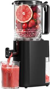 lot 7100 image: $70 Cold Press Juicer, 5.5-inch Wide Feed, Slow Masticating, Black