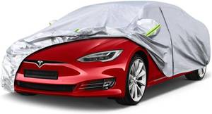 lot 7119 image: $73 Kaugung 6-Layer Car Cover Tesla Model S (2012-2025), Waterproof