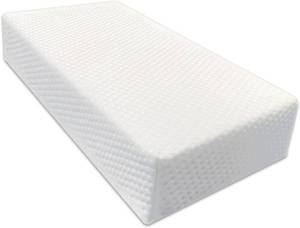 lot 7147 image: Memory Foam Square Pillow for Side Sleepers 24x12x5 White