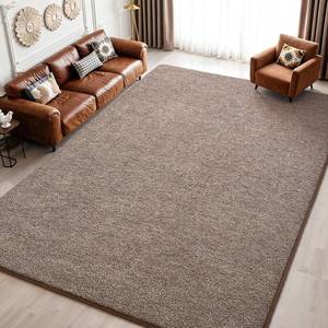 lot 7149 image: $70 Keeko 6x9 Living Room Rug, Soft Modern Low-Pile BrownWhite