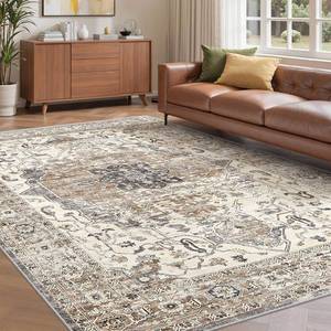 lot 7181 image: befbee 5x7 Area Rug - Living Room, Stain-Resistant, Washable