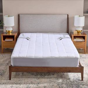 lot 7204 image: $130 Therapedic Heated Mattress Pad   King (76x80), Dual Controllers