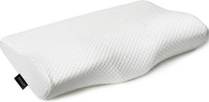 lot 7224 image: $47 EPABO Contour Memory Foam Pillow for Neck Pain, Firm Near King