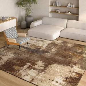 lot 7243 image: Kelarea Living Room Rug 4x6, Modern Abstract, Washable, Non-Slip