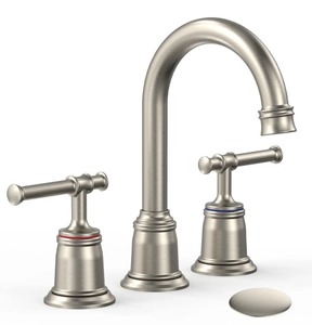lot 7248 image: $69 Garvee Classical Bathroom Faucet for Sink, 3-Hole, 8-Inch