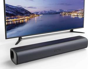 lot 7261 image: RIOWOIS Sound Bar for Smart TV with Bass Reflector, Wall Mountable