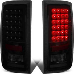lot 7266 image: $108 DNA Motoring TL-DRAM09-LED-BK-SM Tail Light (Driver & Passenger)