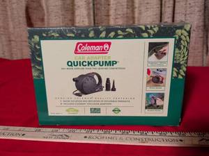 lot 40 image: Coleman QuickPump Car Adapter Air Pump Model 5999-112