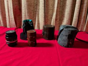 lot 58 image: Nikkor Lens with Nippon Kogaku Tokyo Leather Cases and Pouches Collection