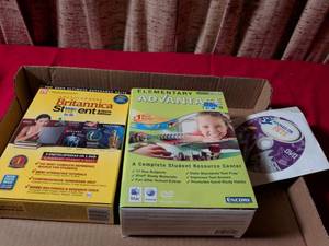 lot 88 image: Educational Software Bundle - Encyclopaedia Britannica Student Edition & Elementary Advantage DVD-ROM Set