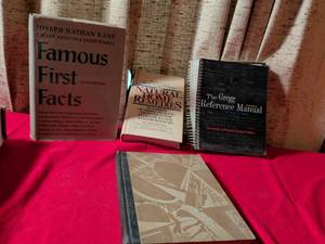 lot 90 image: Lot of 4 Reference & Non-Fiction Hardcover Books