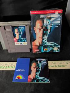 lot 161 image: T2 Terminator 2 Judgment Day NES Complete in Box