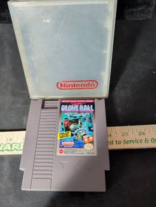 lot 166 image: Super Glove Ball NES Cartridge with Case