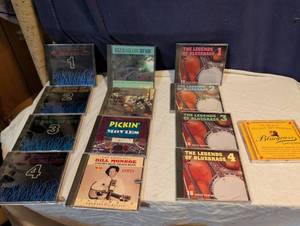 lot 192 image: Bluegrass Music CD Collection - 12 Disc Lot