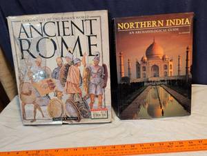 lot 200 image: Ancient Rome & Northern India Hardcover Book Set