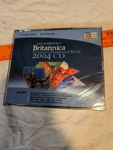 lot 213 image: New Encyclopaedia Britannica Ultimate Reference Suite 2004 CD