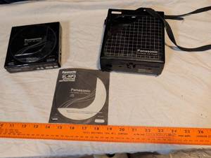 lot 229 image: Panasonic SL-NP3 Portable CD Player Lot with Battery Pack and Manual