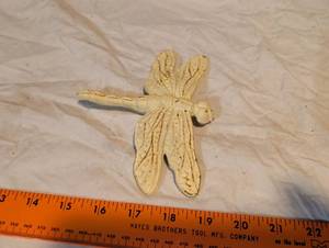 lot 237 image: Cast Iron Dragonfly Wall Decor