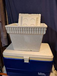 lot 240 image: Igloo Legend 54 Cooler with Styrofoam Inserts