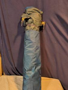 lot 249 image: Rolled Camping Tent with Carry Bag