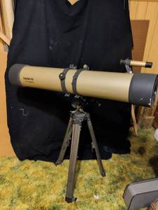 lot 250 image: Tasco Luminova Refractor Telescope with Tripod please come to preview if you want to know anything about this item where you can look at it and preview it for yourself