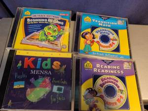 lot 256 image: Childrens Educational CD-ROM Software Lot of 4