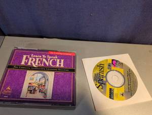 lot 259 image: Learn To Speak French Version 7.0 & Instant Immersion Spanish CD-ROM Set