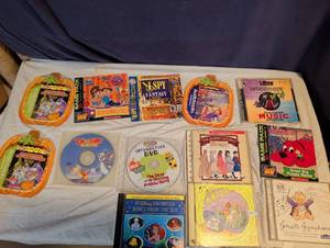 lot 264 image: Childrens CD, DVD & Audiobook Collection - 13 Piece Lot