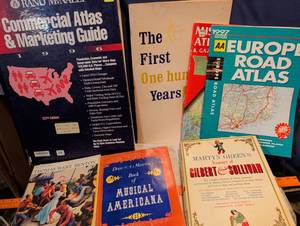 lot 279 image: Mixed Lot of Reference Books, Atlases and Music Books