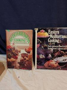 lot 290 image: Mediterranean Cooking Hardcover Books Set of 2