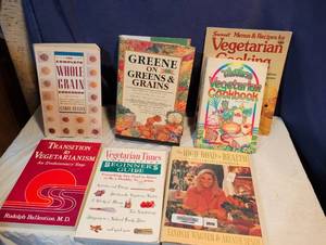 lot 301 image: Vegetarian Cooking Book Collection - Lot of 7