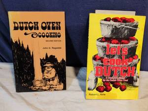 lot 318 image: Dutch Oven Cooking Book Set - Ragsdale & Ririe