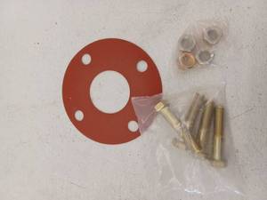 lot 15657 image: 2.5 Inch Bolt Nut And Gasket Set