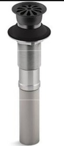 lot 15659 image: Kohler K-7129 Lavatory Grid Drain - Black