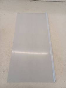 lot 15675 image: 24 Inch Backsplash Panel, Stainless Steel