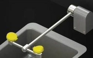 lot 15718 image: S0960 Series - Deck Mount, Swing-Down Eye-Face Wash Station