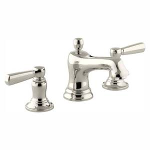 lot 15723 image: Kohler Bancroft K10577-4 Widespread Bathroom Sink Faucet